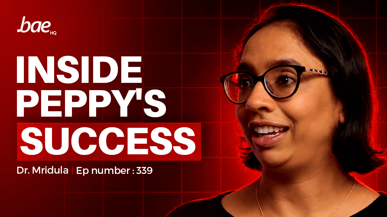 Amardeep Parmar from Bae HQ welcomes Mridula Pore, CoFounder at Peppy